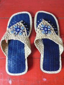 slippers donkerblauw 