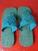 slippers blauw 