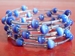 armband glaskraaltjes blauw 